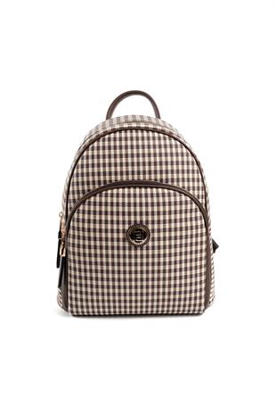 Silver & Polo Kahve Sarı - Kahve SP1062 Kadın Sırt Çantası