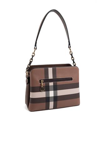 Silver & Polo Koyu Kahve SP937 Kadın Omuz Çantası