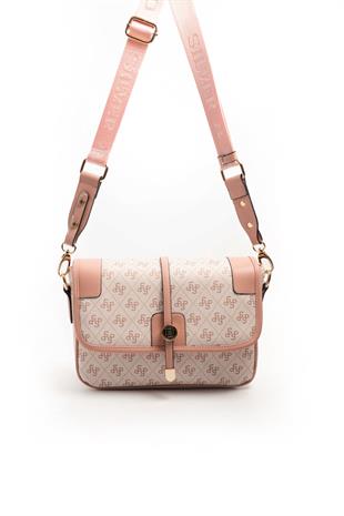 Silver & Polo Pembe - Somon SP1182 Kadın Çapraz Çanta