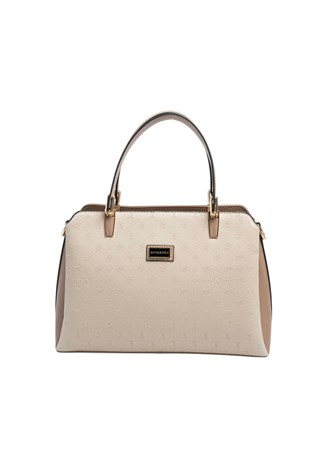 Silver Polo SP9721 Kadın El Çantası Fashion Bej-Latte