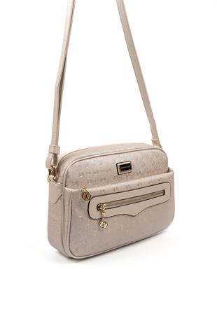 Silver & Polo Bej - S.Bej SP491 Kadın Çapraz Çanta