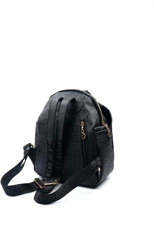 Silver & Polo SP771 Kadın Sırt Çantası Logolu Siyah-Siyah