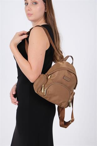 1208 Kadın Sırt Çantası  Tütün-Kahve