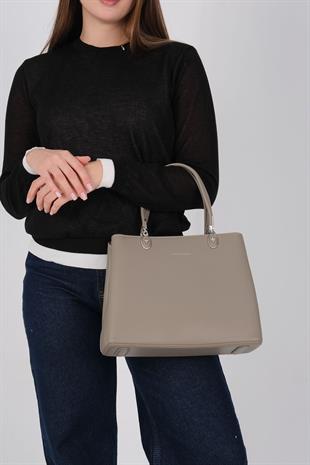 1234 Kadın El Çantası  Vizon