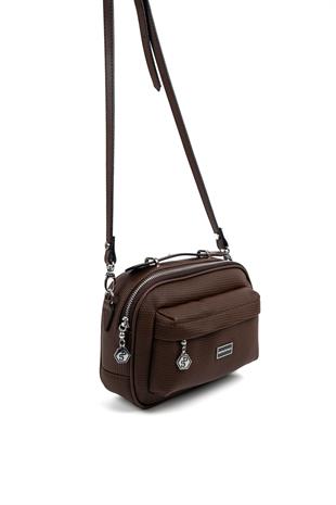 Silver & Polo Kahve SP1186 Kadın Çapraz Çanta