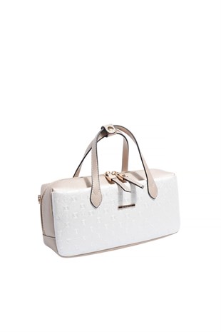 Silver & Polo SP1276 Kadın El Çantası Logolu Sedef-S.Nut