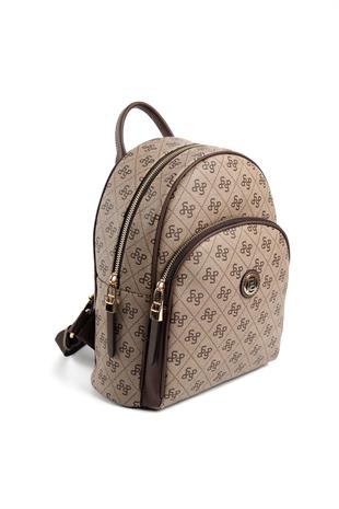 Silver & Polo Koyu Bej - Kahve SP1062 Kadın Sırt Çantası