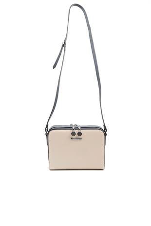 Silver & Polo Bej - Laci SP888 Kadın Çapraz Çanta