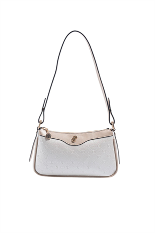 Silver & Polo SP1274 Kadın Çapraz Çanta Logolu Sedef-S.Nut