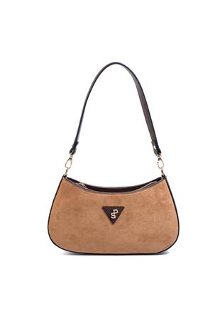 Silver & Polo SP1251 Kadın Omuz Çantası Süet Taba-Kahve