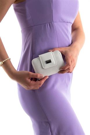 Silver & Polo SP935 Kadın Cüzdan & Kartlık Petek Beyaz