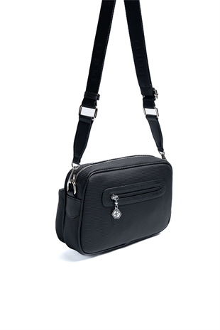 Silver & Polo SP1267 Kadın Çapraz Çanta Petek Siyah