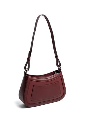 Silver & Polo SP1132 Kadın Çapraz Çanta Düz Bordo
