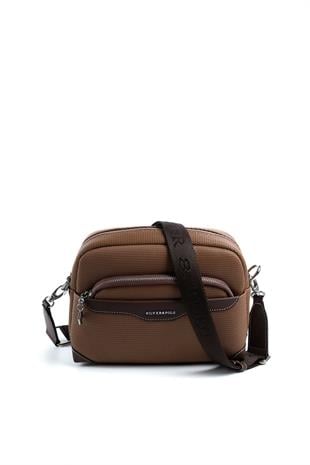 Silver & Polo Karamel - Kahve SP1201 Kadın Çapraz Çanta