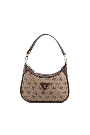 Silver & Polo Koyu Bej - Kahve SP1180 Kadın Omuz Çantası