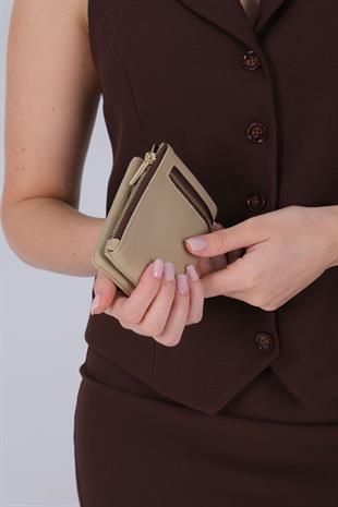 SP1197 Cüzdan & Kartlık  Bej