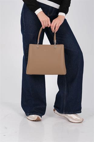 1234 Kadın El Çantası  Bej