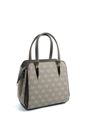 Silver & Polo SP1136 Kadın El Çantası Monogram Y.Yeşil