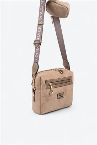 Silver & Polo SP1038 Kadın Çapraz Çanta Vizon