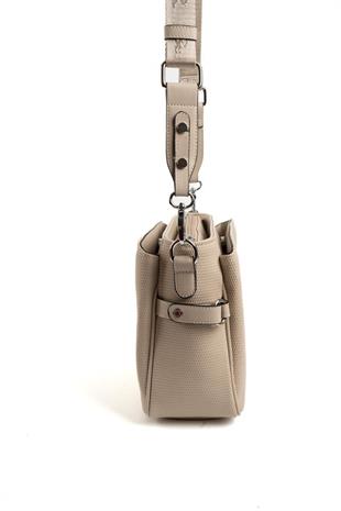 Silver & Polo SP884 Kadın Çapraz Çanta Petek Bej-A.Taba