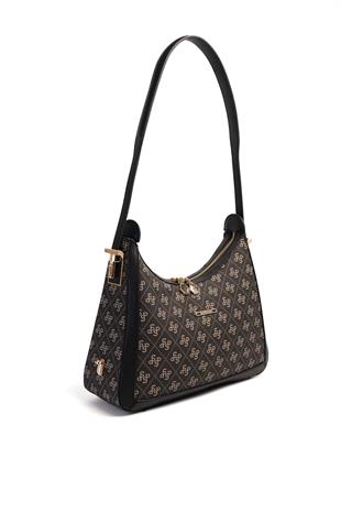 Silver & Polo Füme - Siyah SP1187 Kadın Omuz Çantası