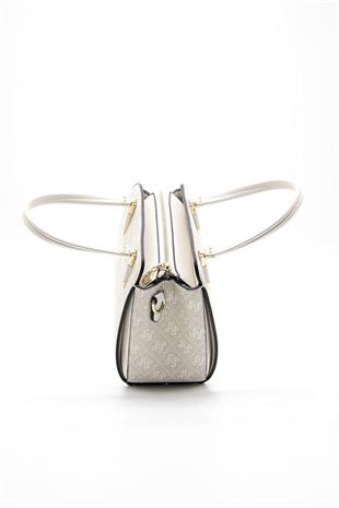 Silver & Polo SP1136 Kadın El Çantası Monogram Taş-Kemik