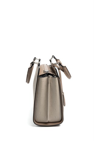 Silver & Polo SP1174 Kadın El Çantası Fashion Bej-Latte