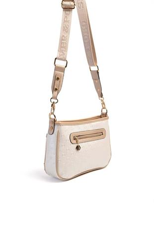 Silver & Polo SP1160 Kadın Çapraz Çanta Logolu Sedef-S.Nut