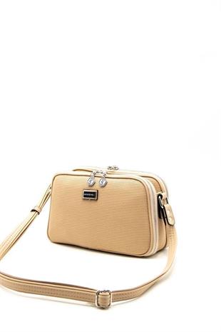 Silver & Polo SP899 Kadın Çapraz Çanta Petek Nut