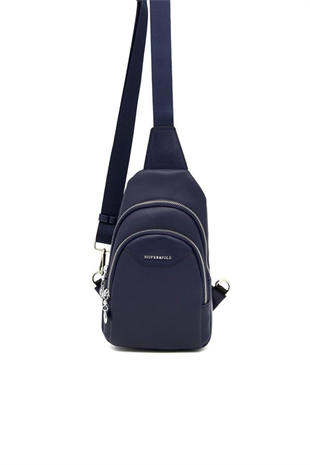 Silver & Polo SP959 Kadın Vücut Çantası Düz Lacivert