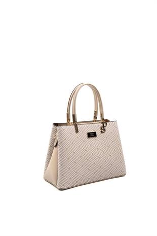 Silver & Polo SP1098 Kadın El Çantası Ç.Örgü Bej-Kum