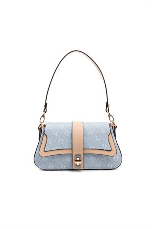 Silver & Polo Mavi - Ten SP1177 Kadın Omuz Çantası