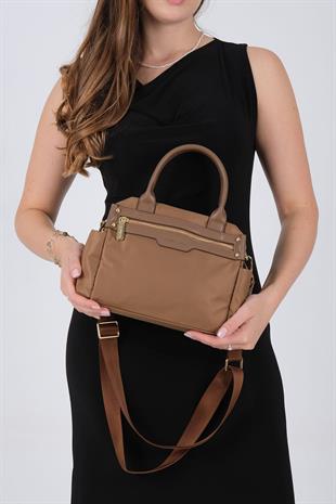 1219 Kadın El Çantası  Tütün-Kahve