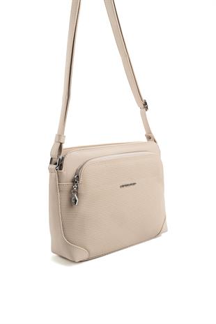 Silver & Polo SP364 Kadın Çapraz Çanta Petek Kum Beji