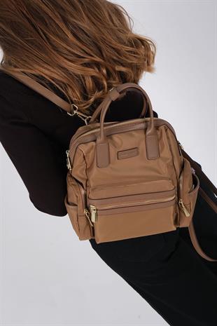 1211 Kadın Sırt Çantası  Tütün-Kahve