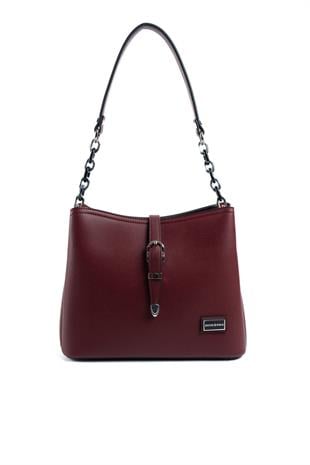 Silver & Polo Bordo SP974 Kadın Omuz Çantası