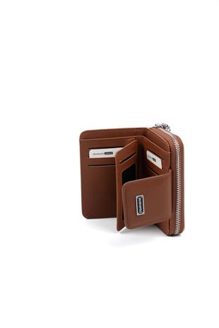 Silver & Polo Bej - Taba SP935 Kadın Cüzdan & Kartlık