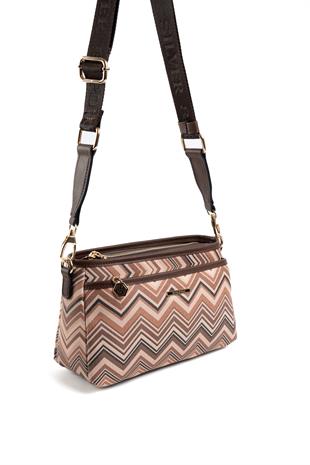 Silver & Polo Nut - Kahve SP1184 Kadın Çapraz Çanta