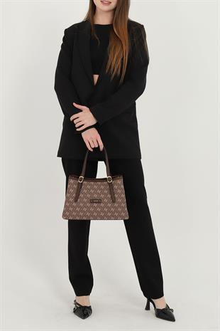 Silver & Polo Kahve SP1252 Kadın El Çantası