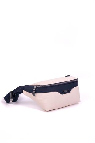 Silver & Polo Bej - Laci SP1192 Kadın Bel Çantası