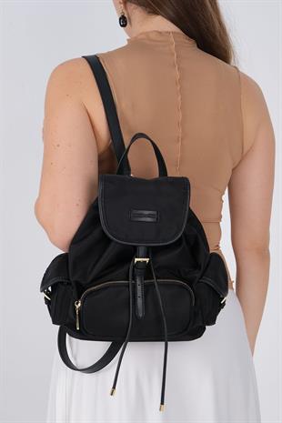 1207 Kadın Sırt Çantası  Siyah