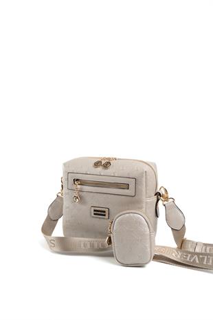 Silver & Polo Bej - S.Bej SP1038 Kadın Çapraz Çanta