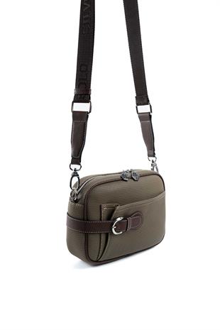 Silver & Polo L.Haki - Kahve SP1256 Kadın Çapraz Çanta