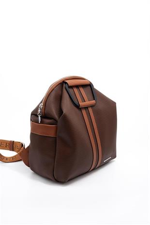 Silver & Polo SP771 Kadın Sırt Çantası Petek Kahve-Taba