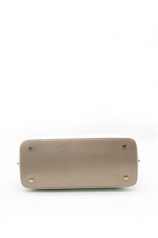 Silver & Polo SP924 Kadın El Çantası Logolu Sedef-S.Nut