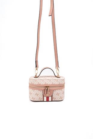 Silver & Polo Pembe - Somon SP1195 Kadın Makyaj Çantası