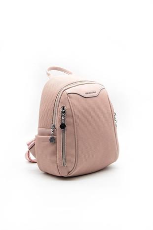 Silver Polo SP906 Kadın Sırt Çantası Petek Pink-Pink