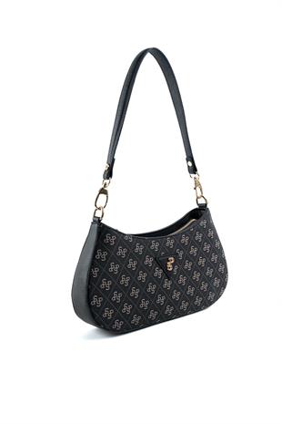 Silver & Polo Füme - Siyah SP1251 Kadın Çapraz Çanta