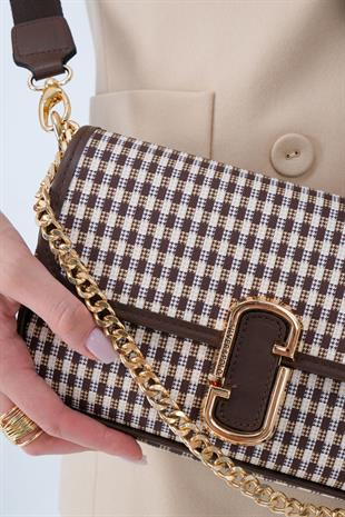 Silver & Polo Kahve Sarı - Kahve SP1171 Kadın Omuz Çantası