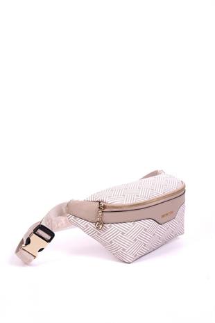 Silver & Polo SP1192 Kadın Bel Çantası Ç.Örgü Bej-Kum